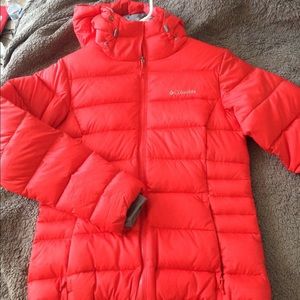 Columbia down winter jacket